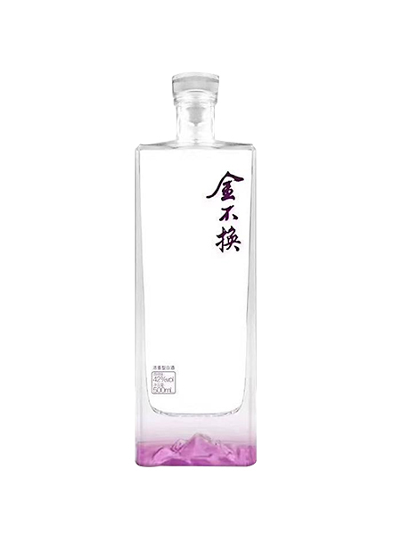晶白酒瓶-015  